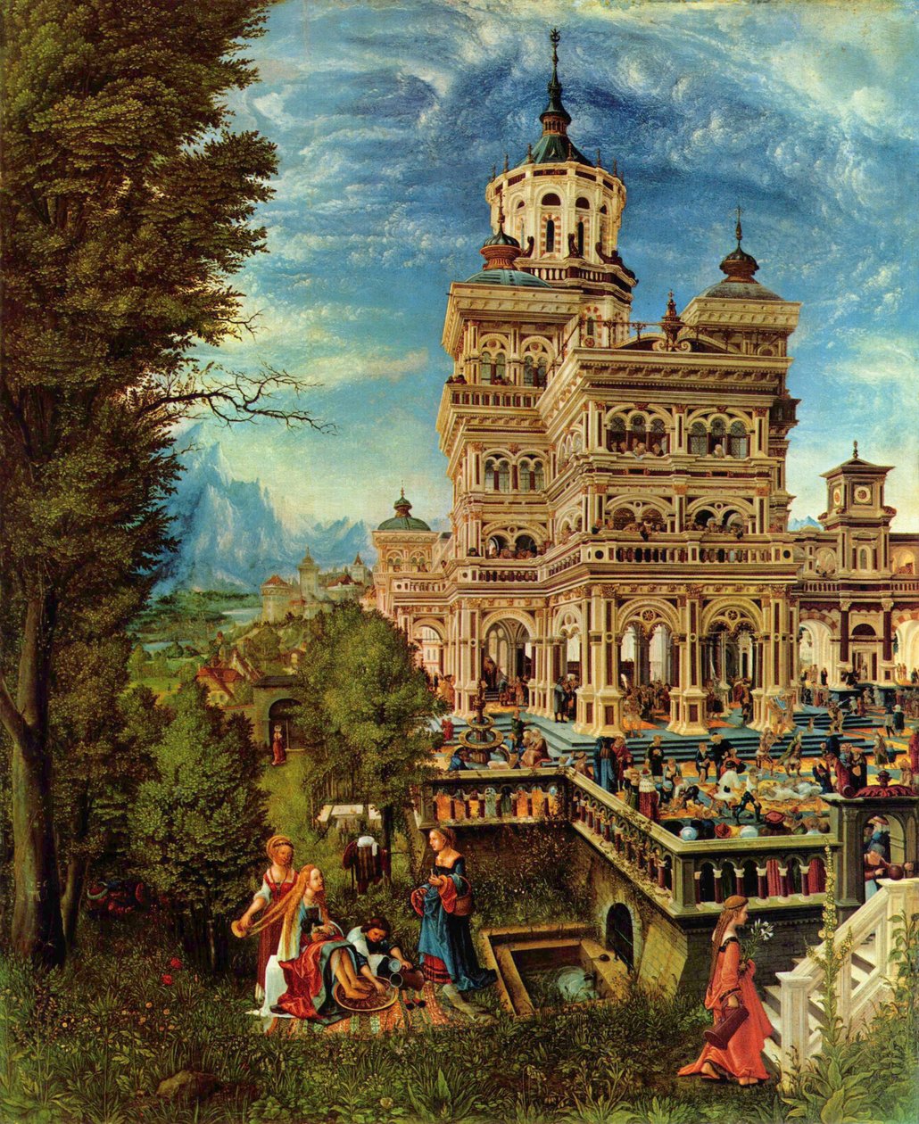 Německy: Susanna im Bade Susanna and the Elders (Susanna a starší) od Albrecht Altdorfer