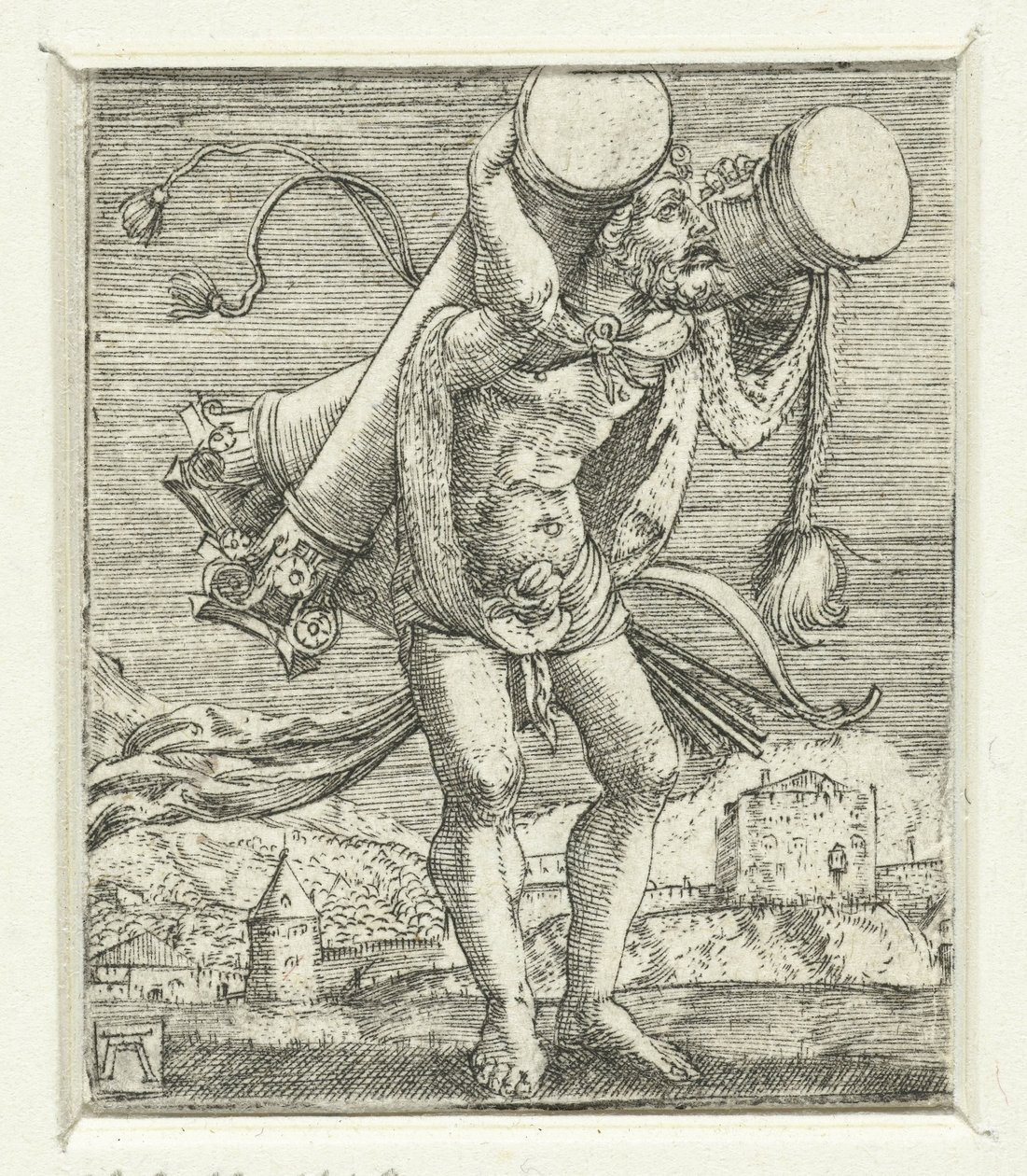 Herkules nese sloupy od Albrecht Altdorfer