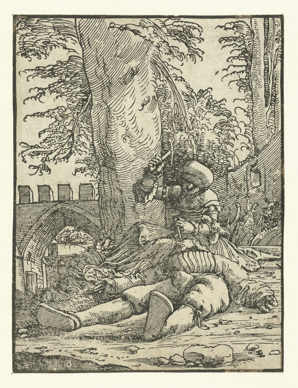 Jael zabije Siseru od Albrecht Altdorfer
