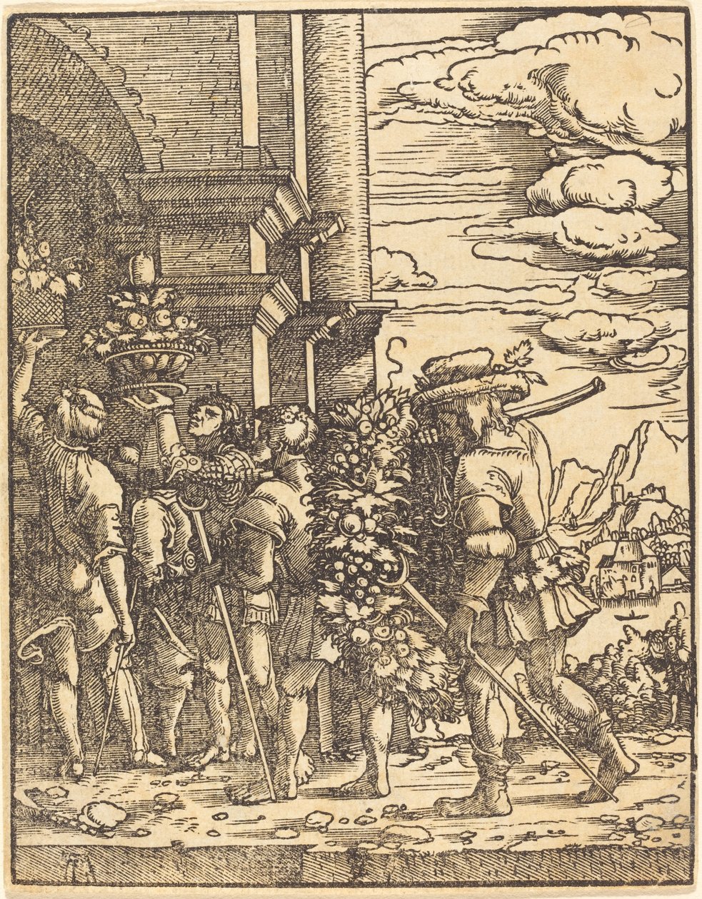 Joshua a Caleb od Albrecht Altdorfer