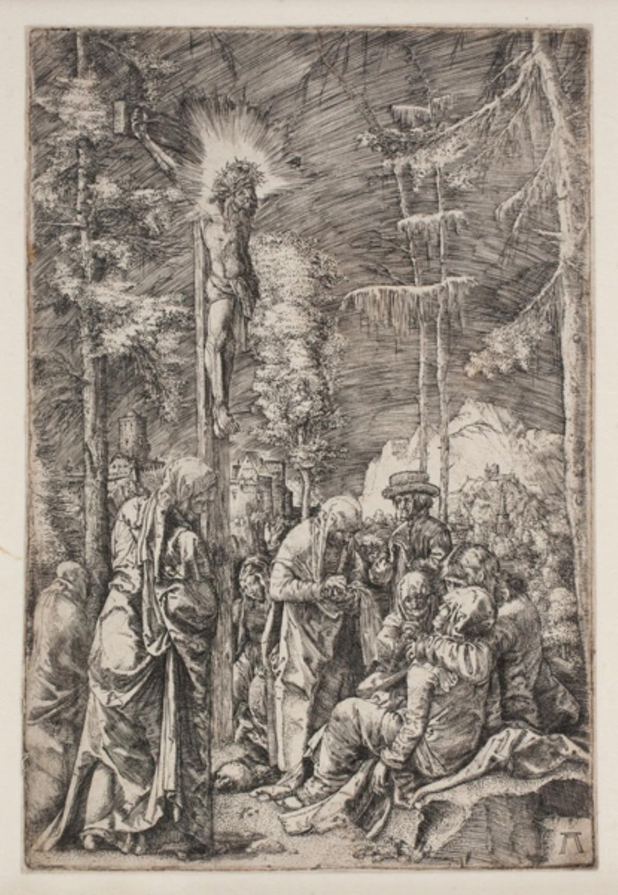Kristus na kříži od Albrecht Altdorfer