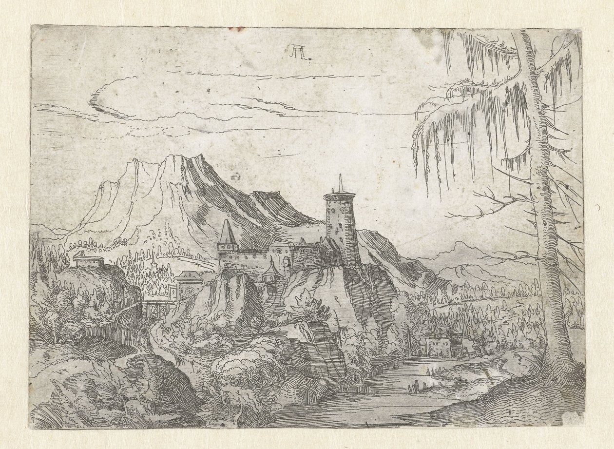 Krajina s velkým hradem od Albrecht Altdorfer