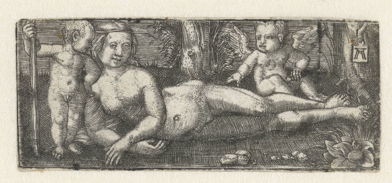 Ležící Venuše se dvěma putti od Albrecht Altdorfer