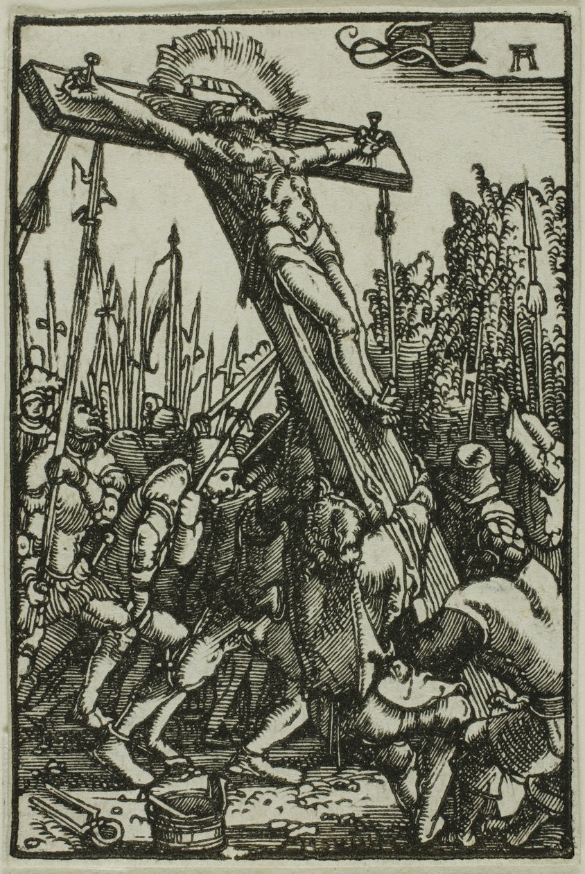 Vzkříšení kříže, z Pádu a vykoupení člověka od Albrecht Altdorfer