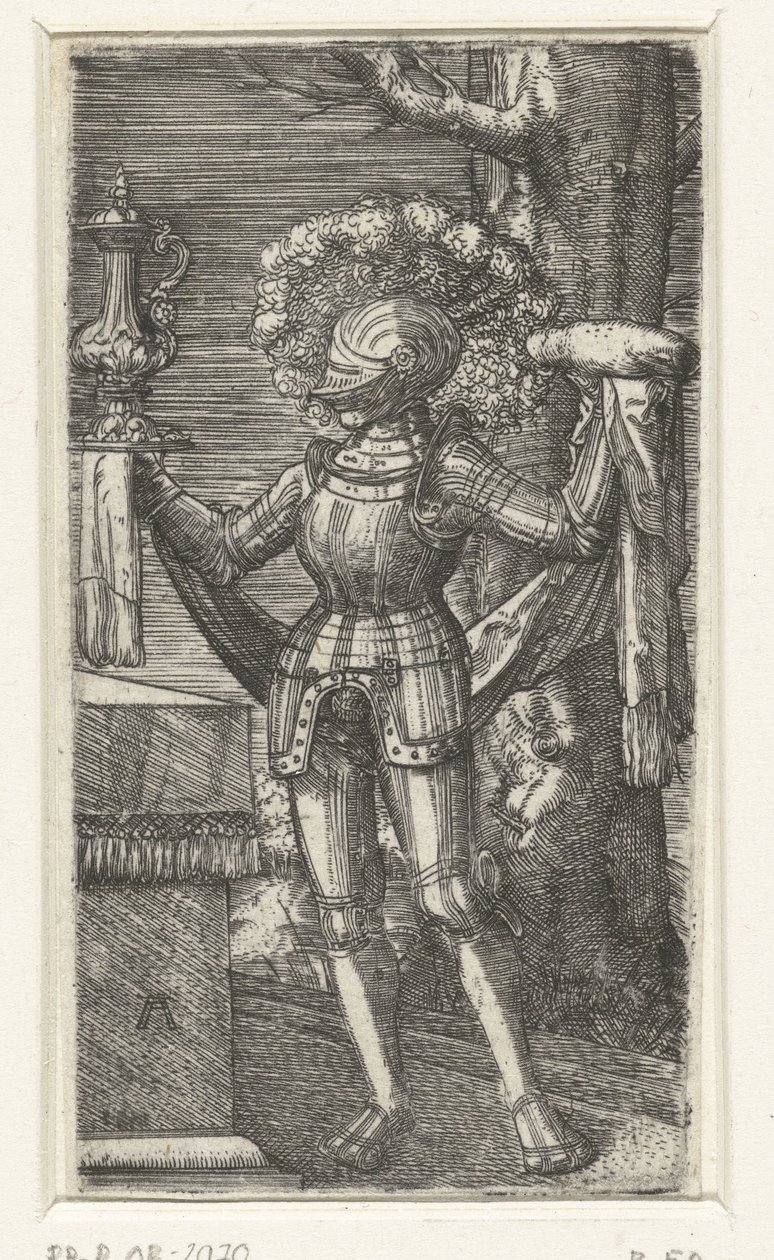 Rytíř s vínem a chlebem od Albrecht Altdorfer