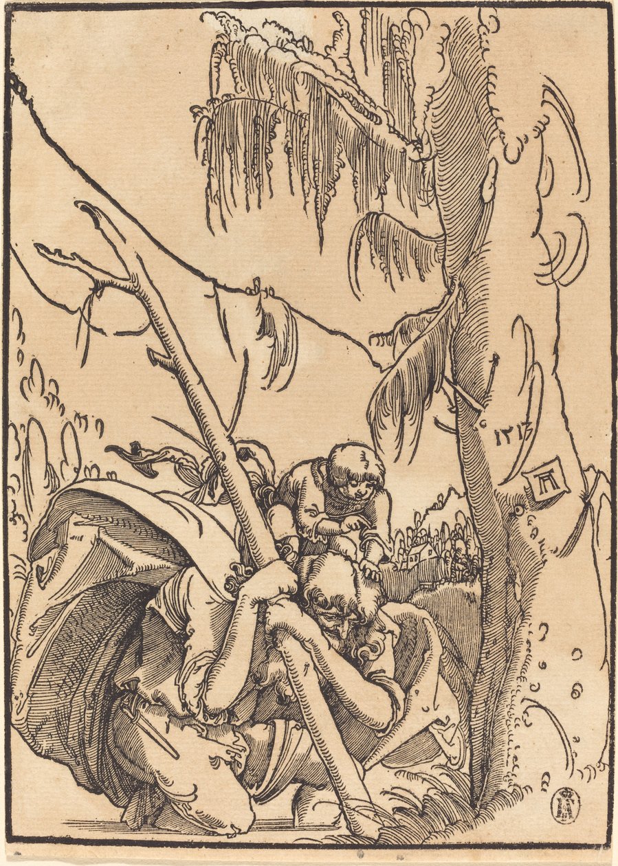 Svatý Kryštof od Albrecht Altdorfer