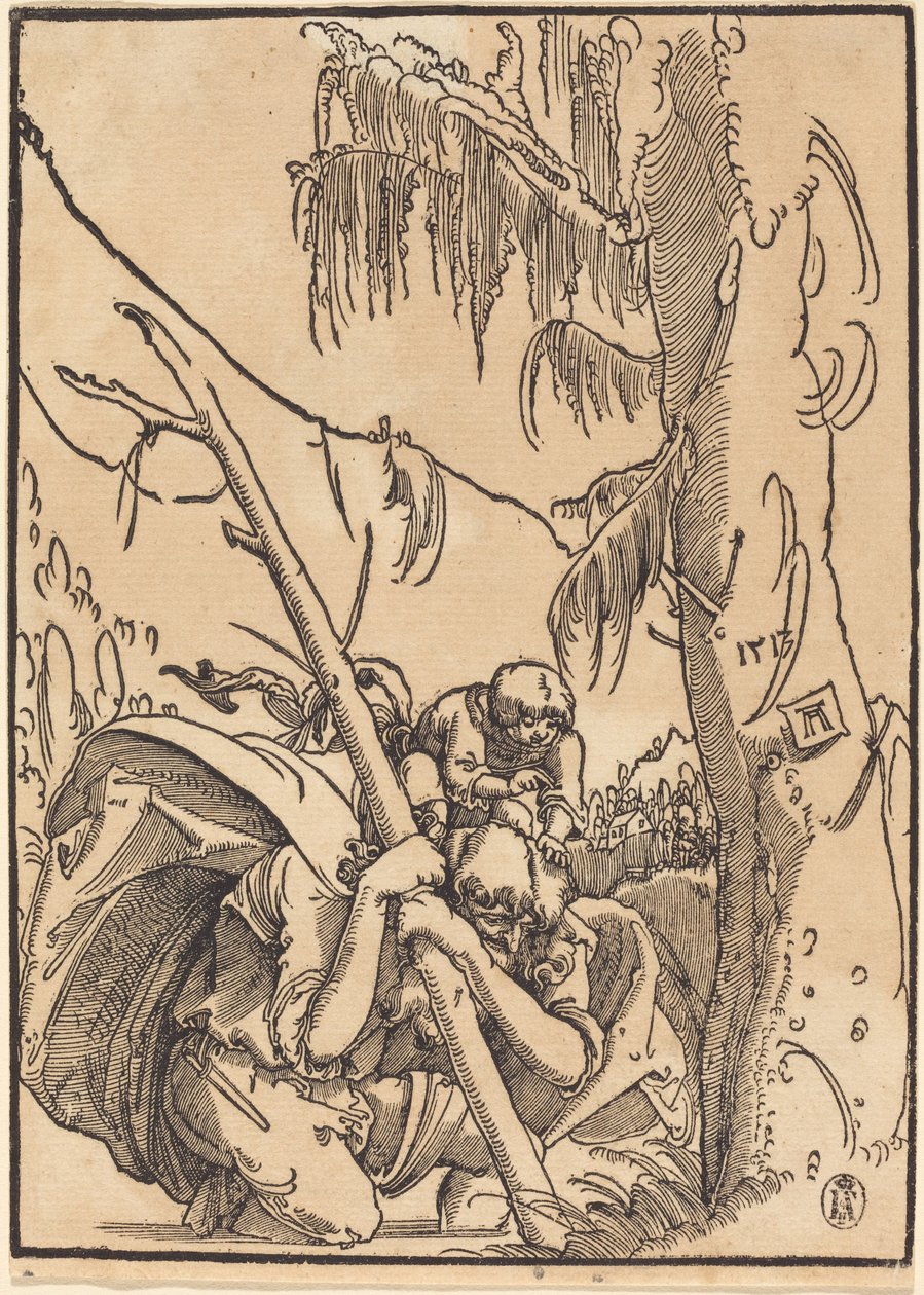 Svatý Kryštof od Albrecht Altdorfer