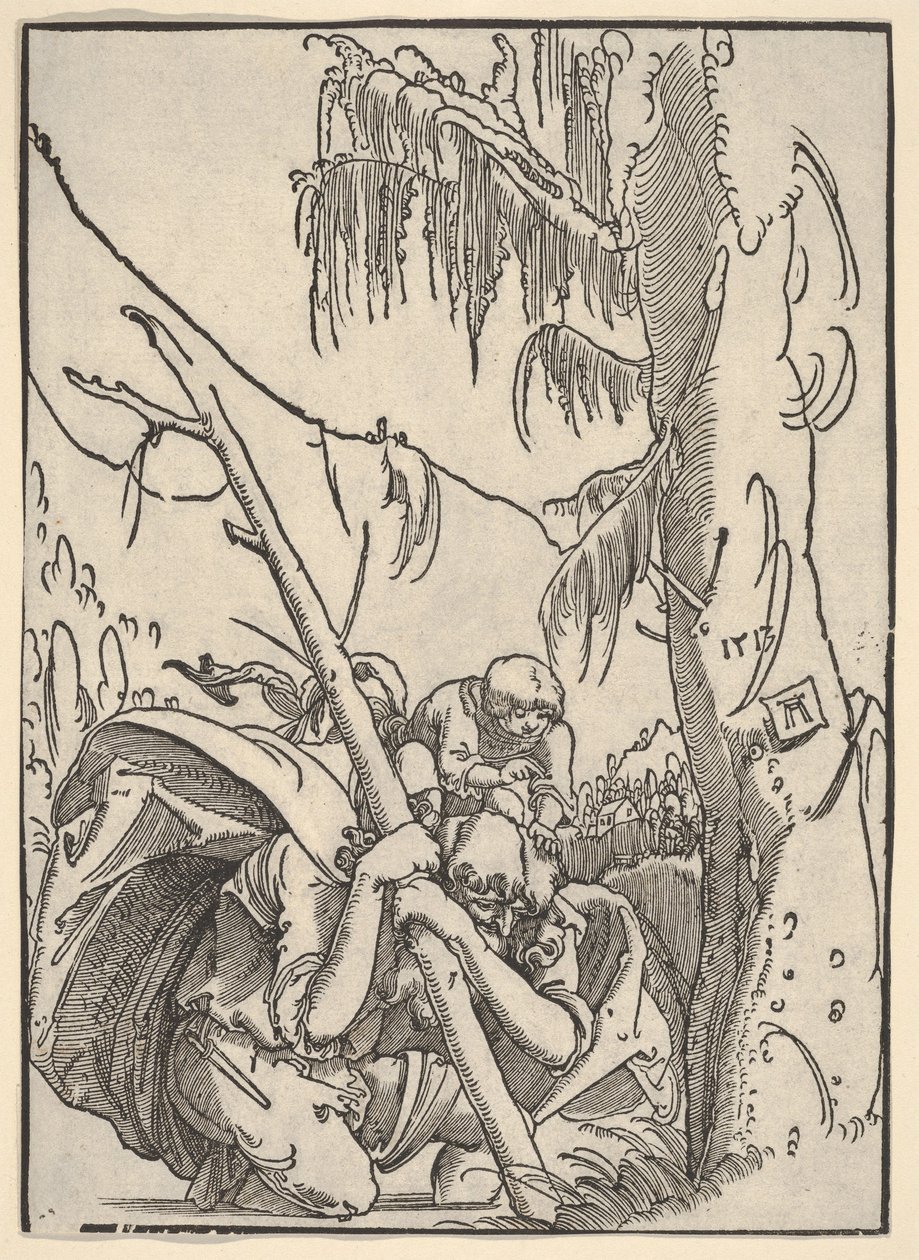 Svatý Kryštof nesoucí Ježíška od Albrecht Altdorfer