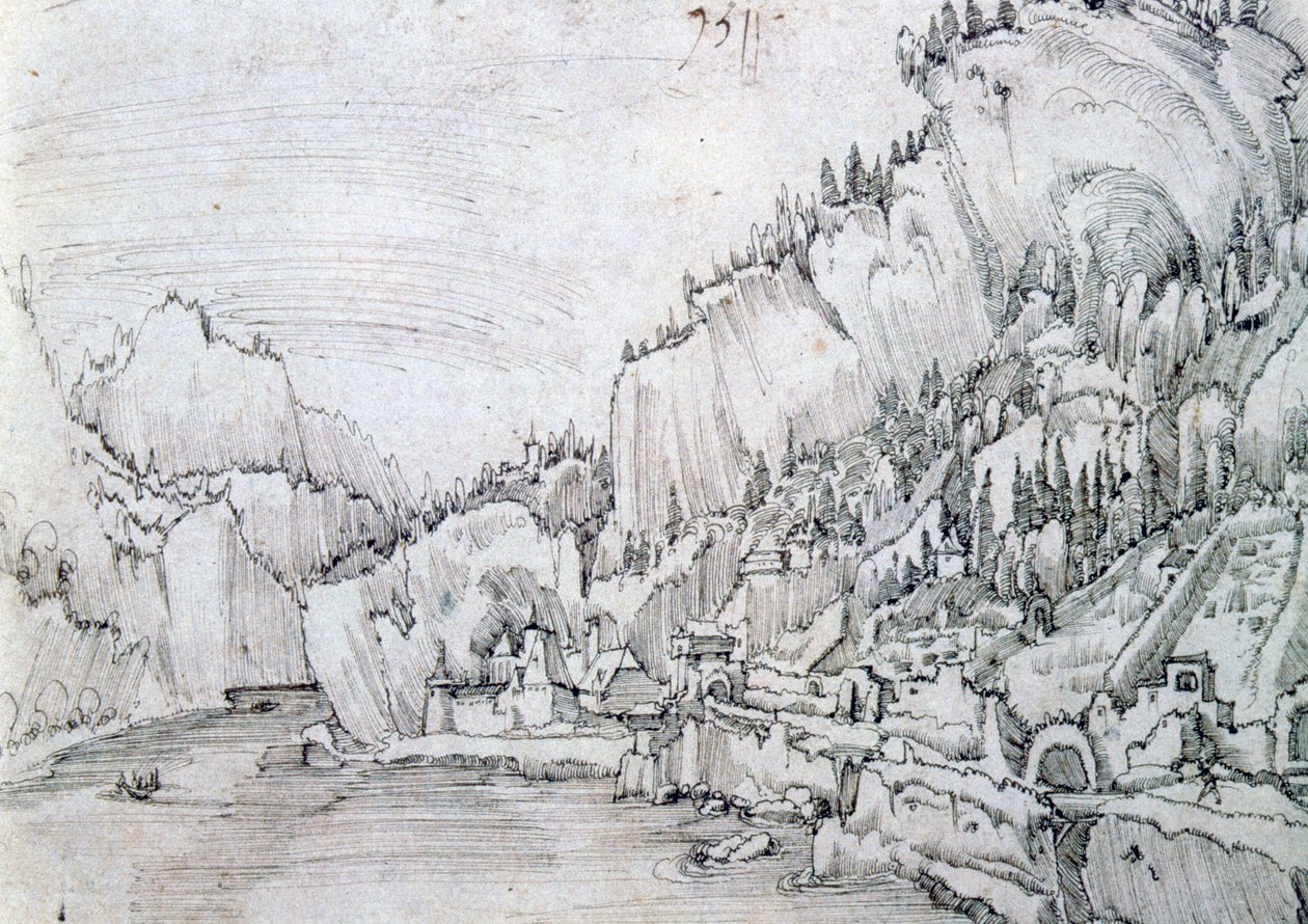 Sarmingstein na Dunaji, 16. století od Albrecht Altdorfer
