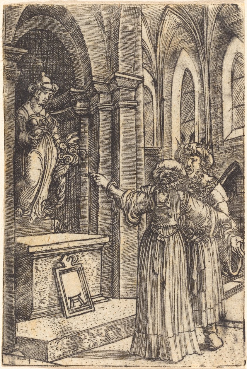 Šalamoun se modlí k modlám od Albrecht Altdorfer