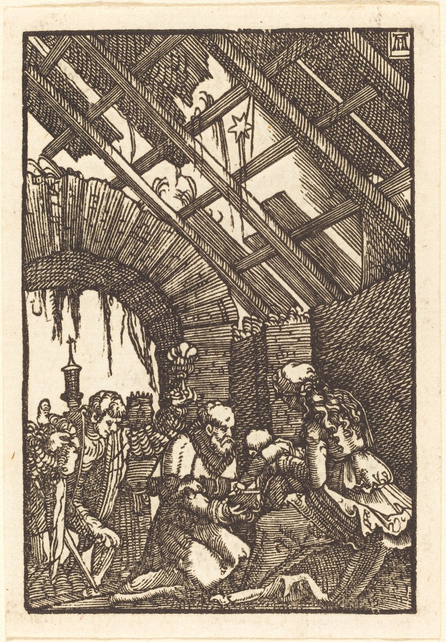 Klanění tří králů od Albrecht Altdorfer