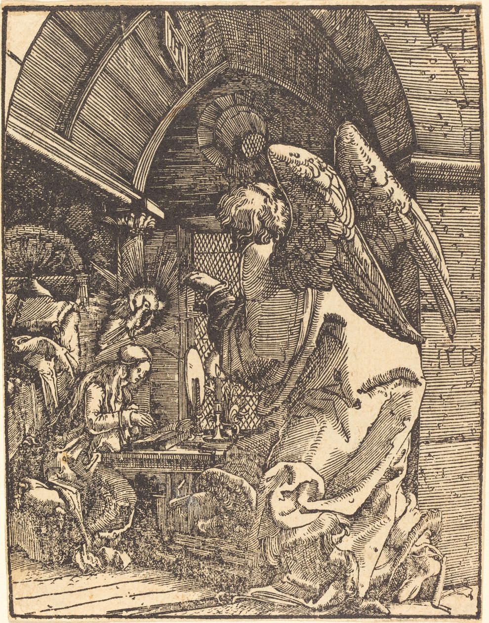 Zvěstování od Albrecht Altdorfer