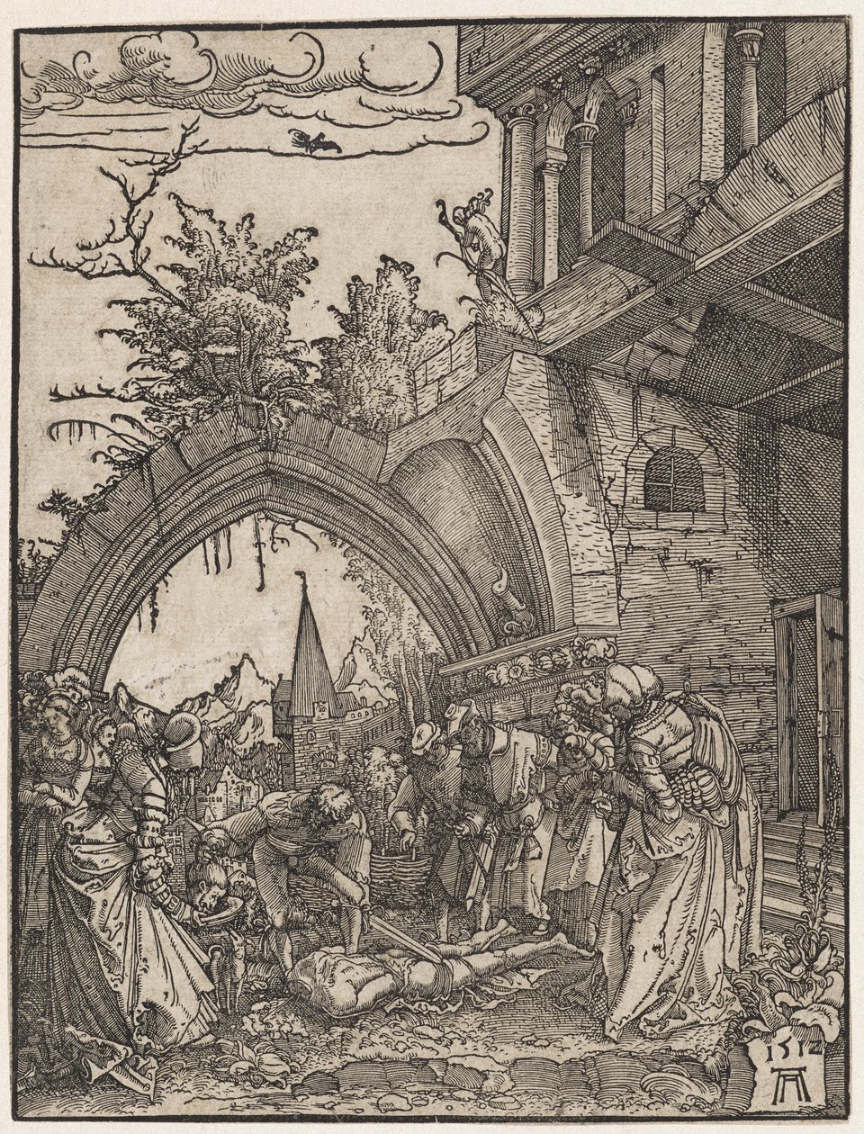 Stětí svatého Jana Křtitele, 1512. od Albrecht Altdorfer