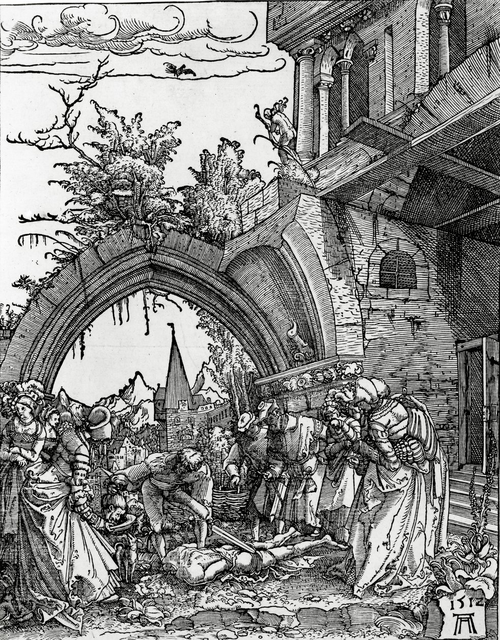 Stětí sv. Jana Křtitele od Albrecht Altdorfer