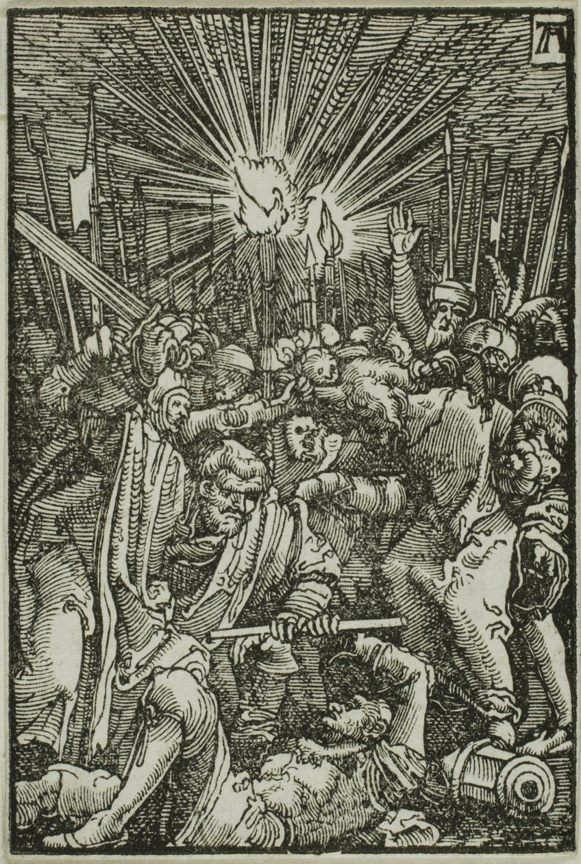 Zrada, z Pádu a vykoupení člověka od Albrecht Altdorfer