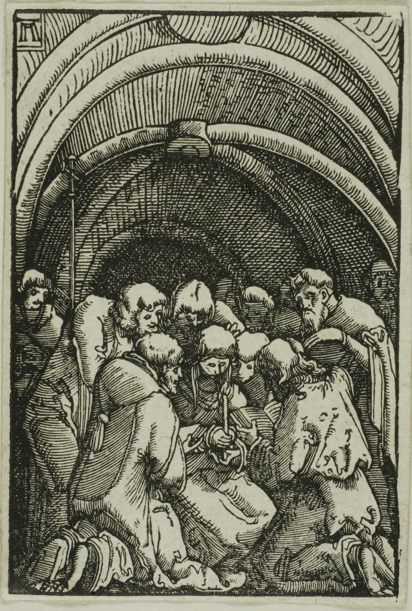 Smrt Panny, z Pádu a vykoupení člověka od Albrecht Altdorfer