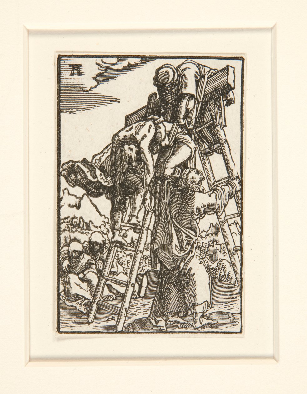 Sestup z kříže ze série Pád a Vykoupení člověka od Albrecht Altdorfer