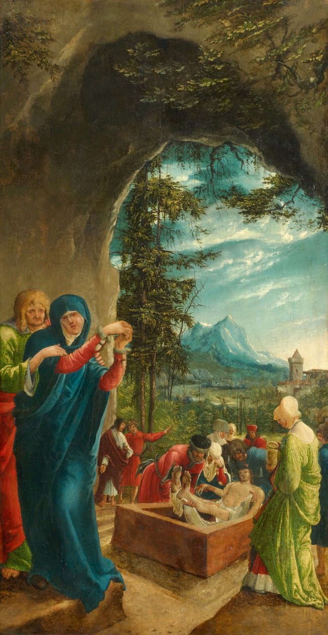 Pohřeb Krista, 1518 od Albrecht Altdorfer