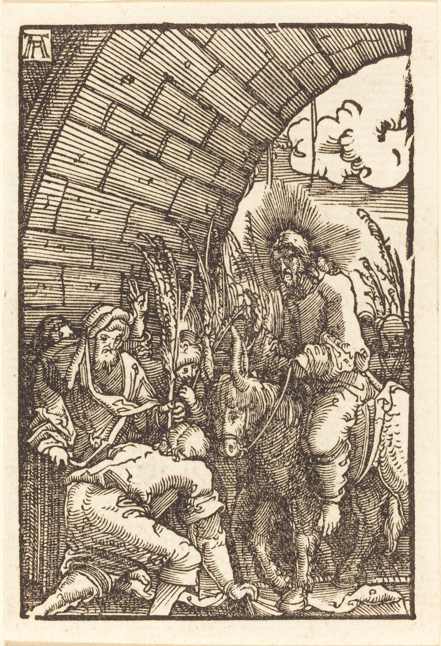 Vjezd do Jeruzaléma od Albrecht Altdorfer