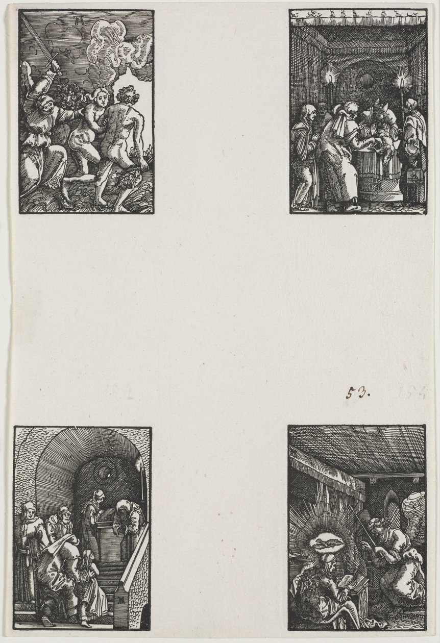 Pád a vykoupení člověka od Albrecht Altdorfer