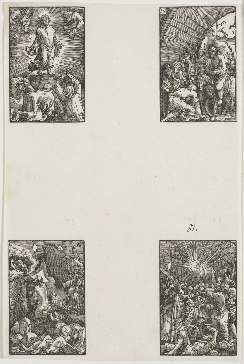 Pád a vykoupení člověka od Albrecht Altdorfer