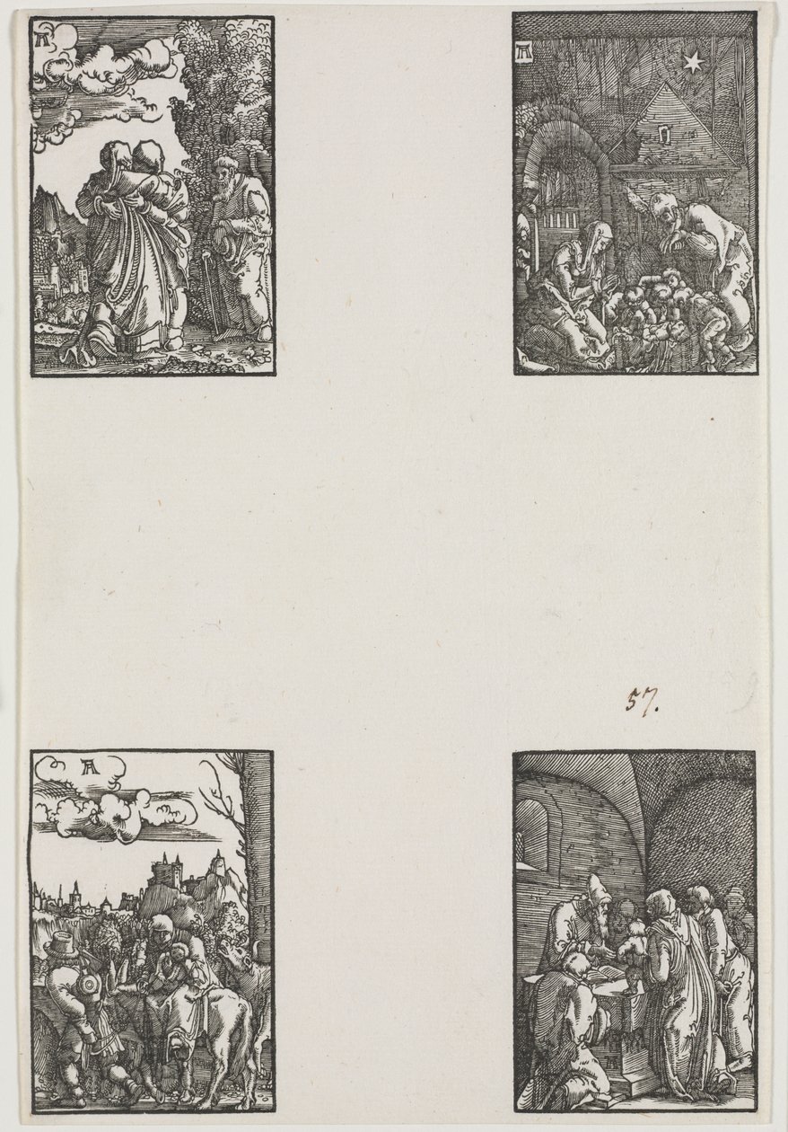 Pád a vykoupení člověka od Albrecht Altdorfer