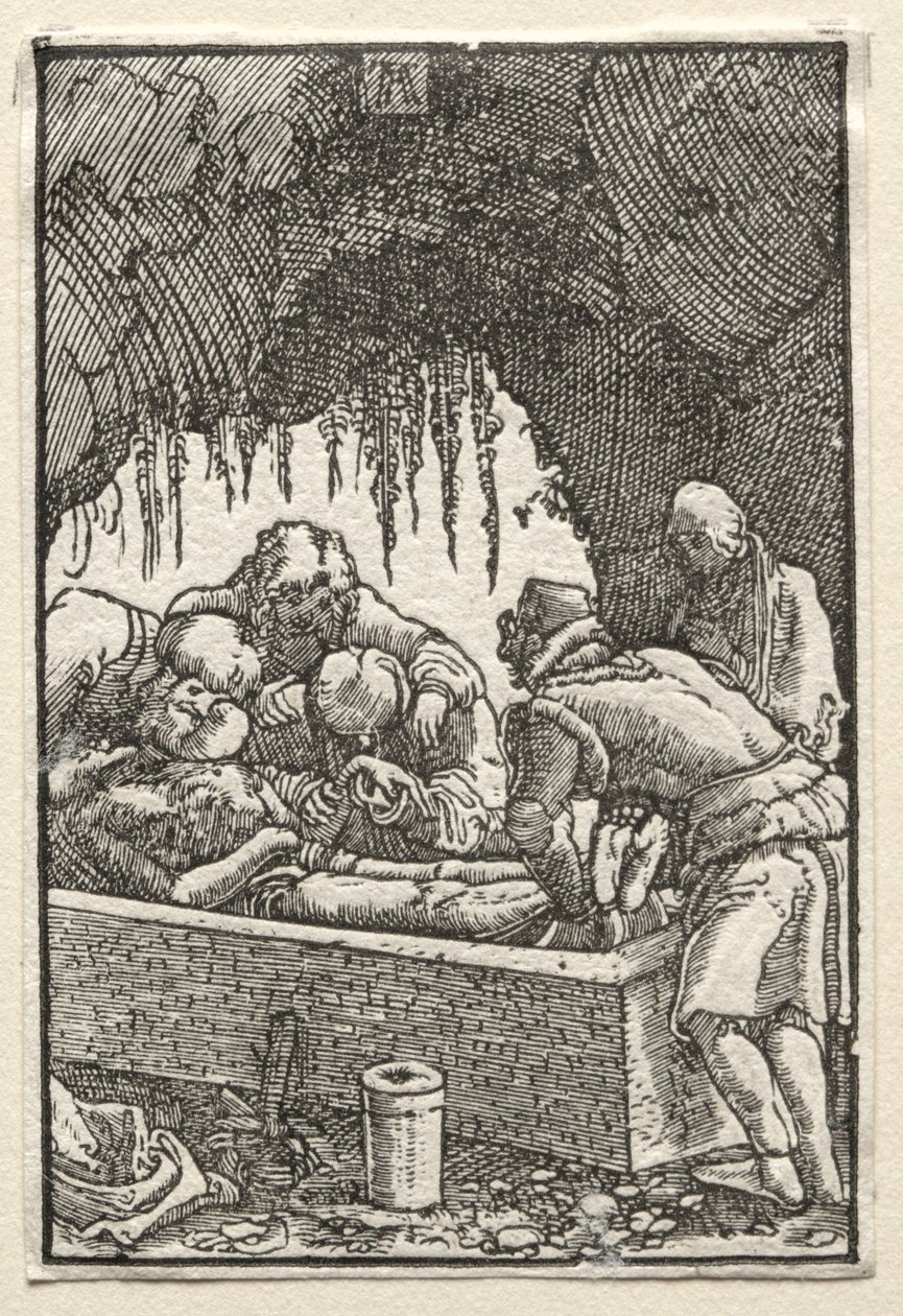 Pád a vykoupení člověka: Pohřeb Krista od Albrecht Altdorfer