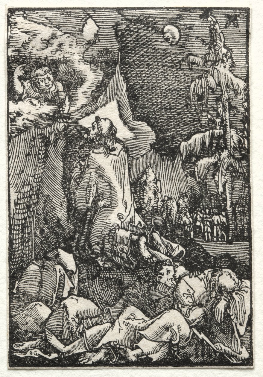 Pád a vykoupení člověka: Chirst na Olivové hoře, c. 1515. od Albrecht Altdorfer