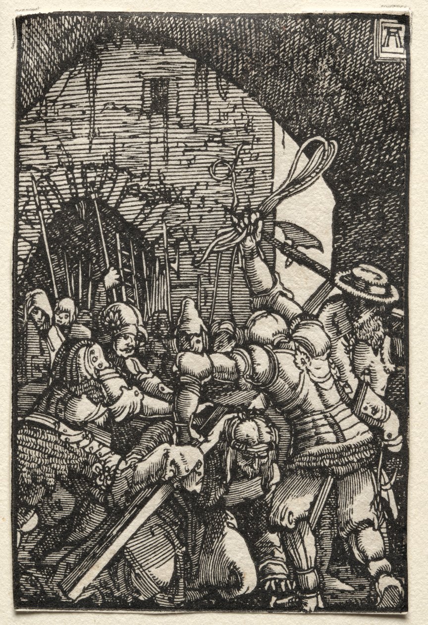 Pád a vykoupení člověka: Kristus nesoucí kříž od Albrecht Altdorfer