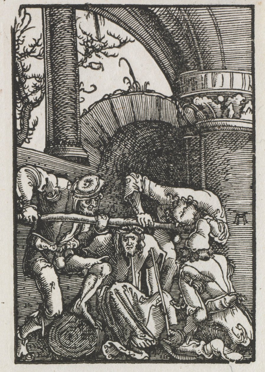 Pád a vykoupení člověka: Kristus korunovaný trním, c. 1515. od Albrecht Altdorfer