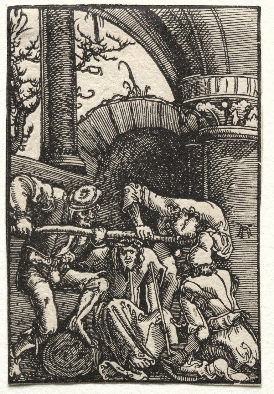 Pád a vykoupení člověka: Kristus korunovaný trním, c. 1515. od Albrecht Altdorfer