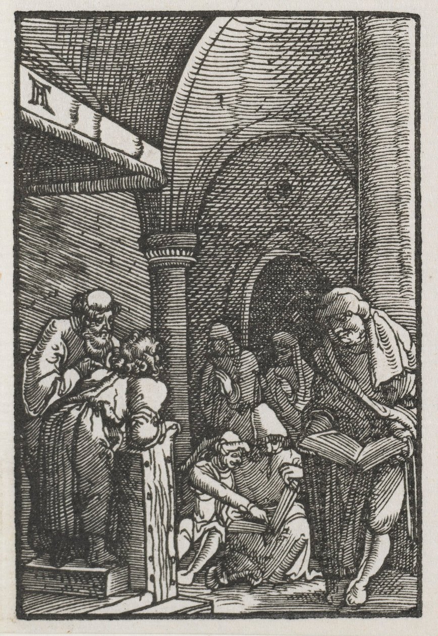 Pád a vykoupení člověka: Christ Disputing with the Doctors, c. 1515. od Albrecht Altdorfer
