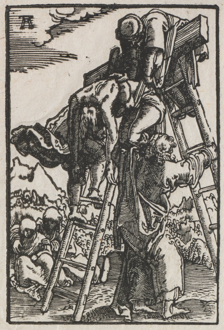 Pád a vykoupení člověka: Sestup z kříže od Albrecht Altdorfer