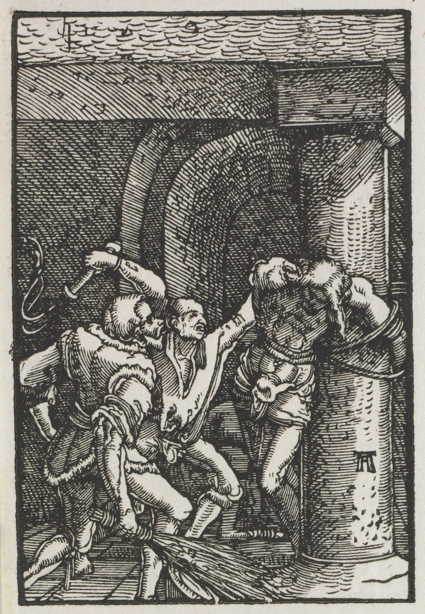 Pád a vykoupení člověka: bičování Krista od Albrecht Altdorfer