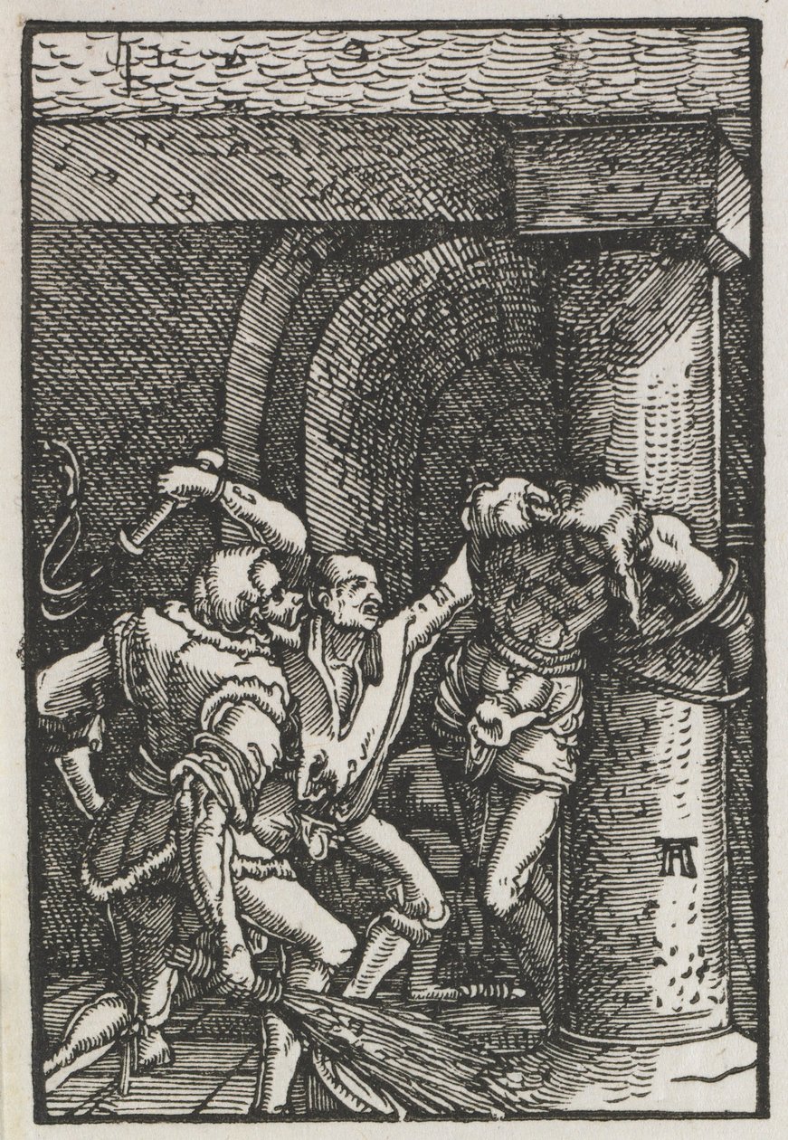 Pád a vykoupení člověka: bičování Krista, c. 1515. od Albrecht Altdorfer