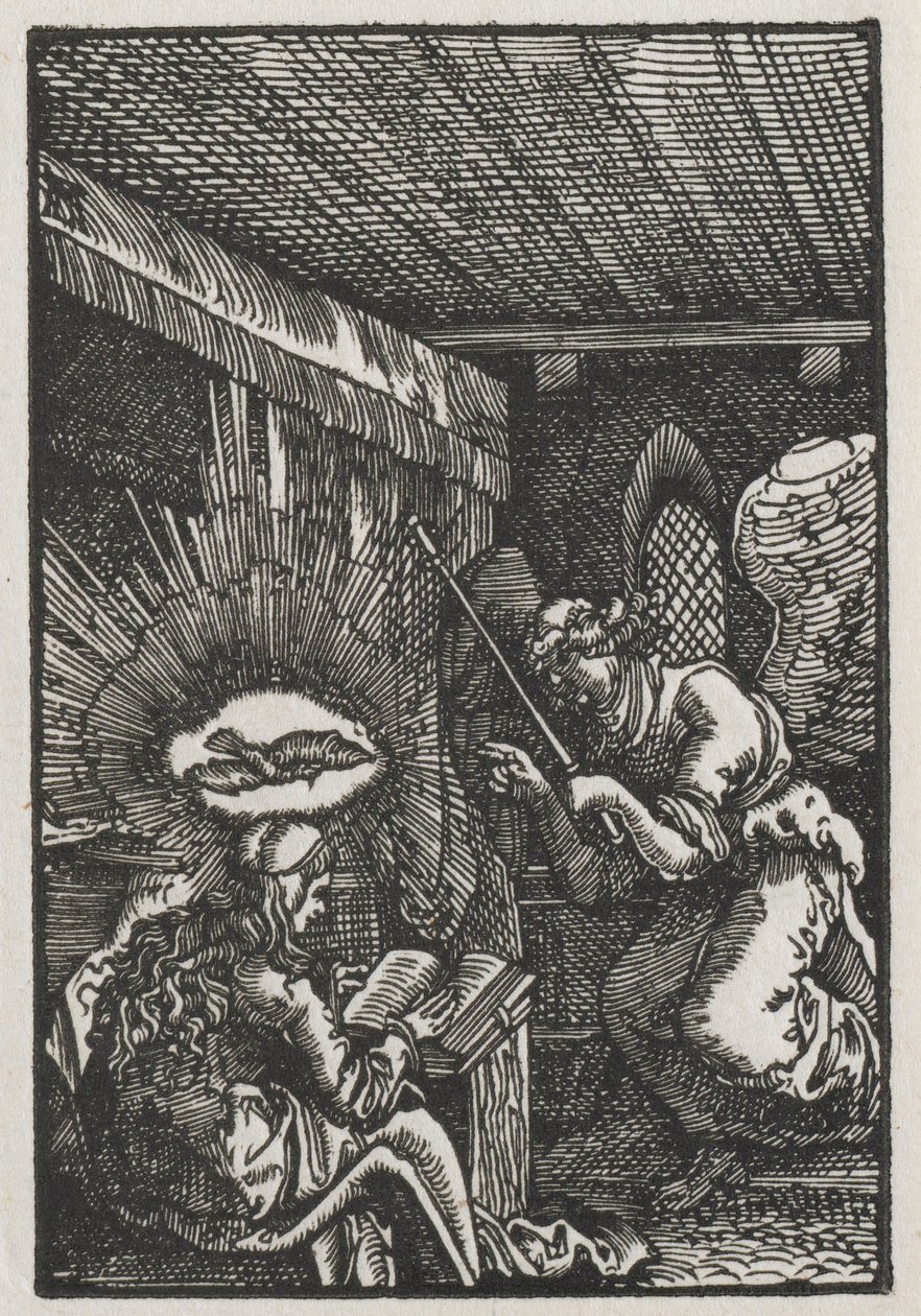 Pád a vykoupení člověka: Zvěstování, c. 1513. od Albrecht Altdorfer