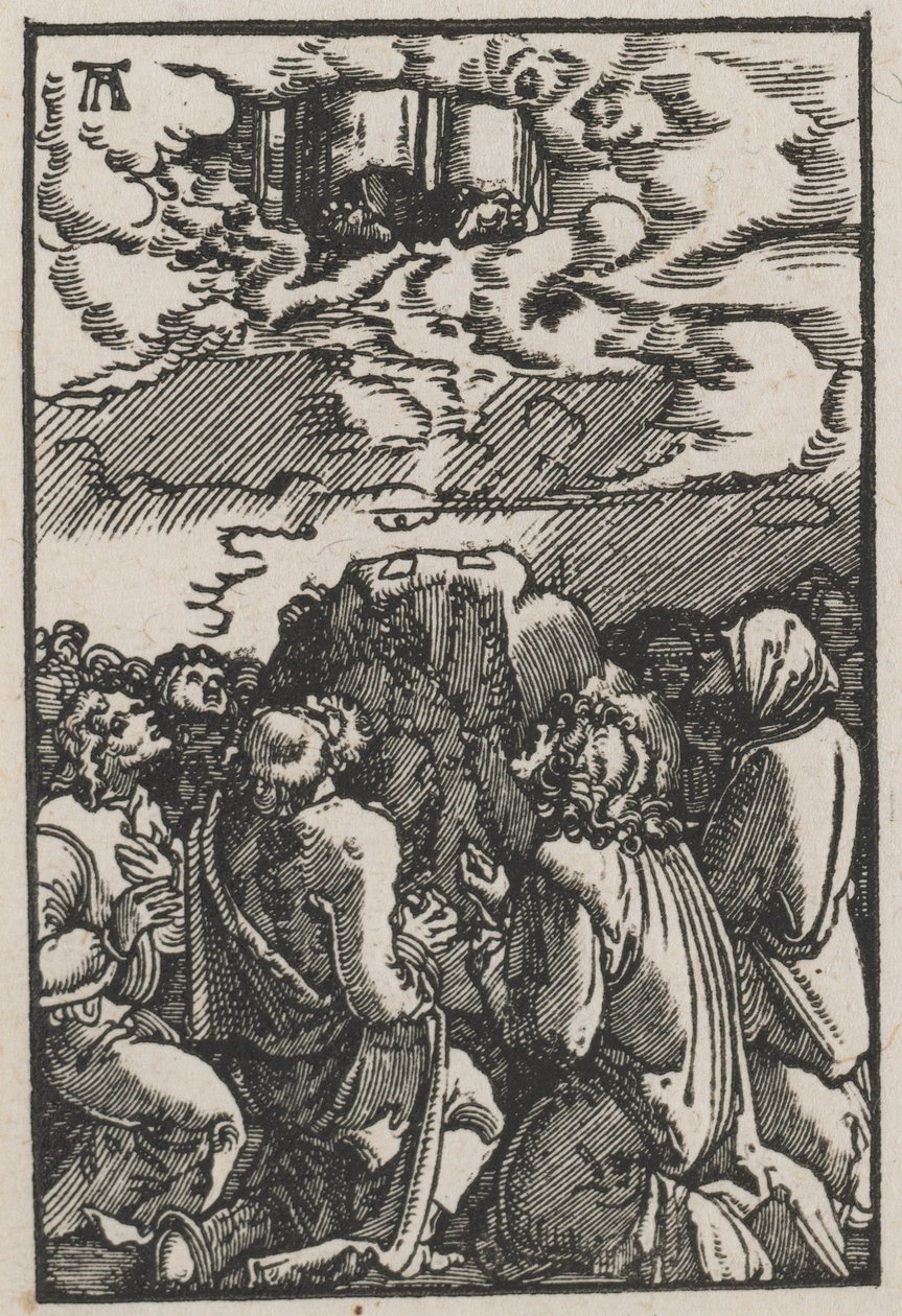 Pád a vykoupení člověka: Nanebevstoupení od Albrecht Altdorfer