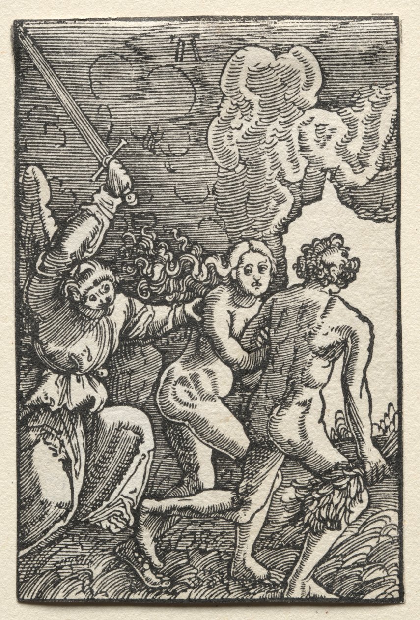 Pád a vykoupení člověka: Vyhnání z ráje, c. 1515. od Albrecht Altdorfer
