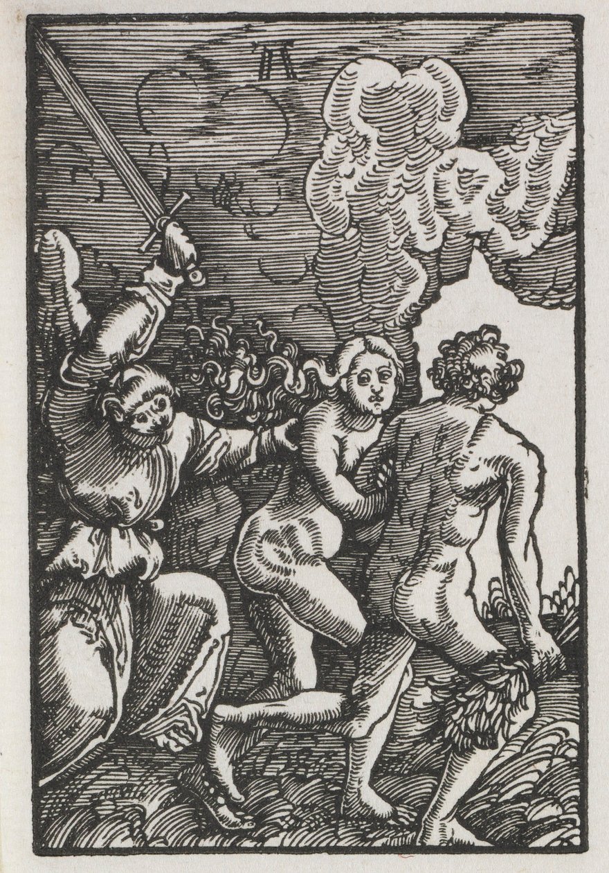 Pád a vykoupení člověka: Vyhnání z ráje, c. 1515. od Albrecht Altdorfer