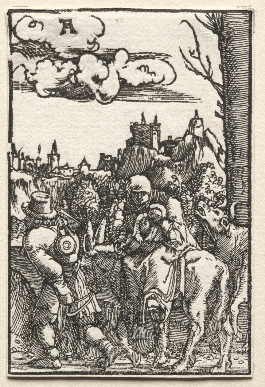 Pád a vykoupení člověka: Útěk do Egypta, c. 1515. od Albrecht Altdorfer