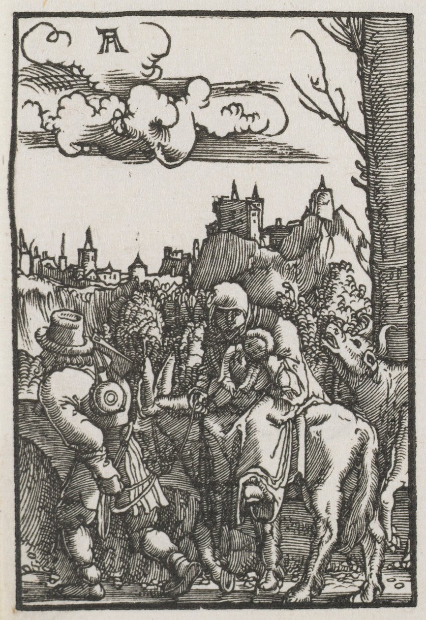 Pád a vykoupení člověka: Útěk do Egypta, c. 1515. od Albrecht Altdorfer