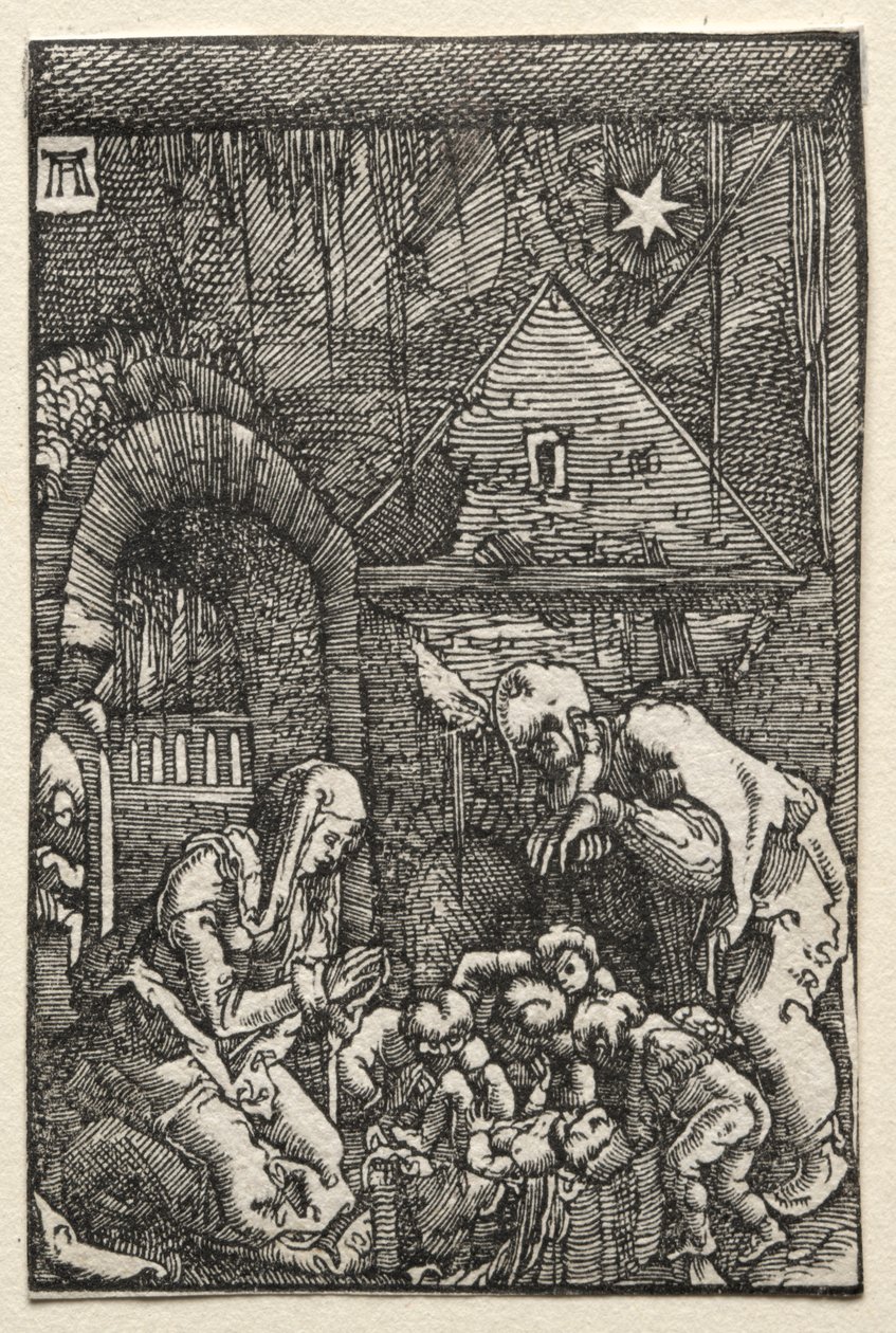 Pád a vykoupení člověka: Narození Páně, c. 1515. od Albrecht Altdorfer