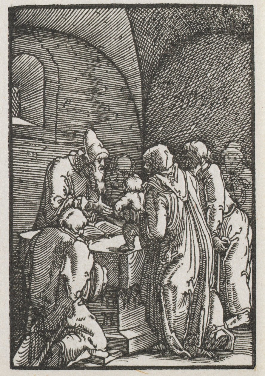 Pád a vykoupení člověka: Představení Krista v chrámu, c. 1515. od Albrecht Altdorfer