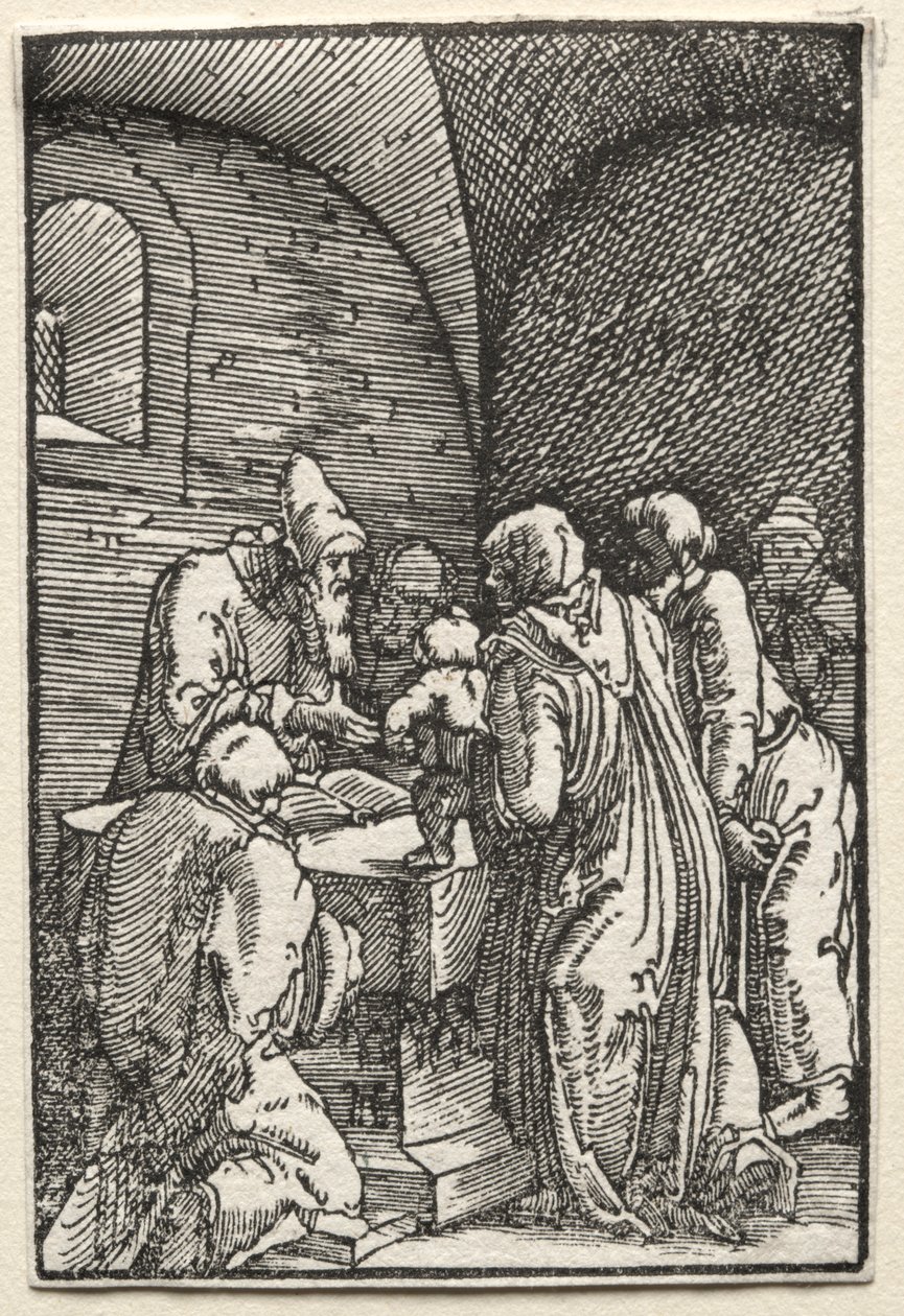 Pád a vykoupení člověka: Představení Krista v chrámu, c. 1515. od Albrecht Altdorfer