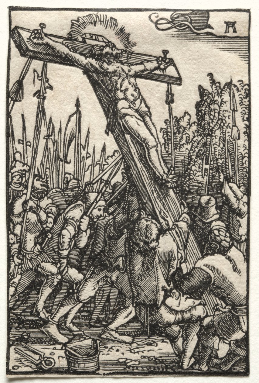 Pád a vykoupení člověka: Vzkříšení kříže od Albrecht Altdorfer