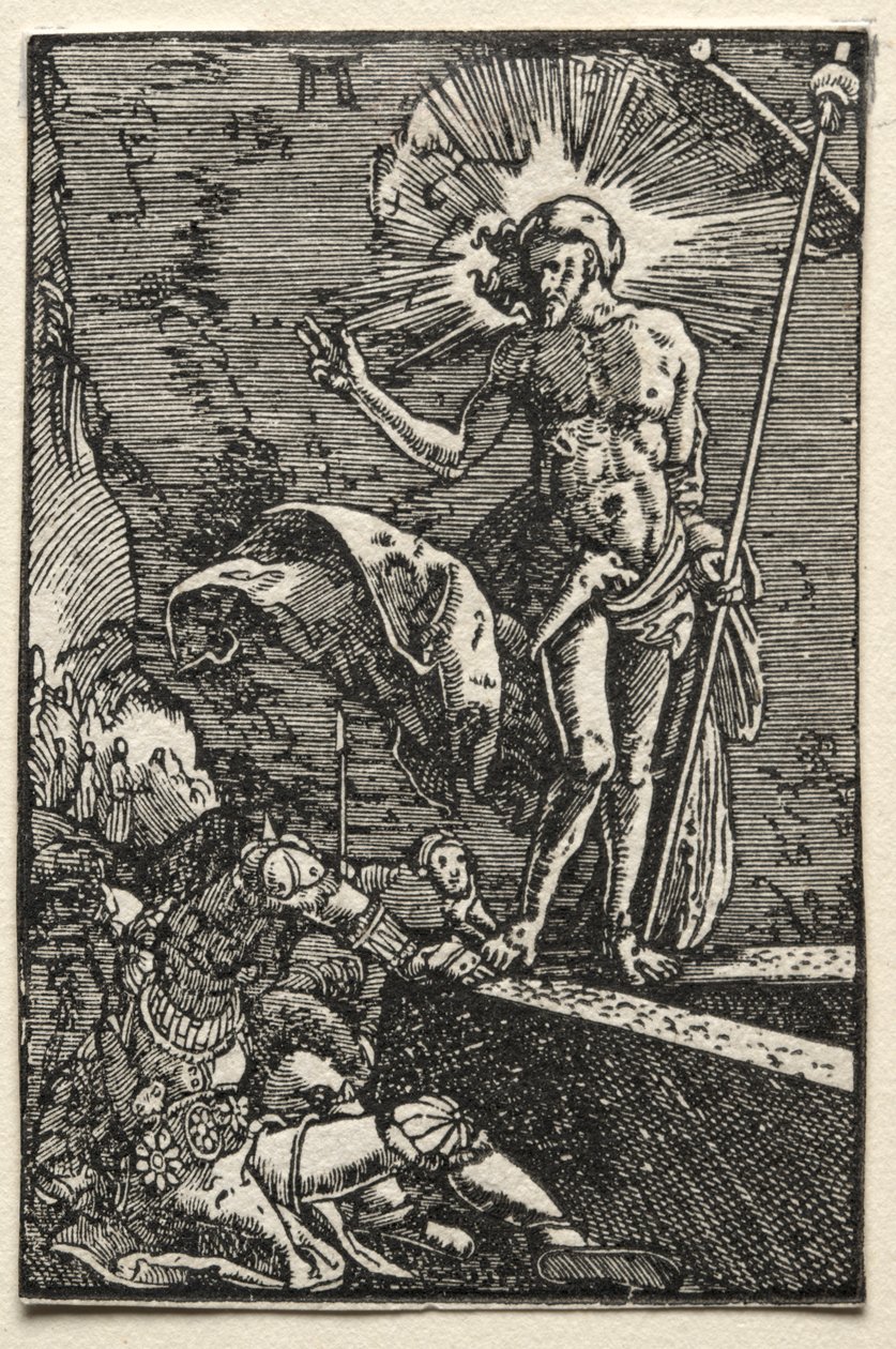 Pád a vykoupení člověka: Vzkříšení, c. 1515. od Albrecht Altdorfer
