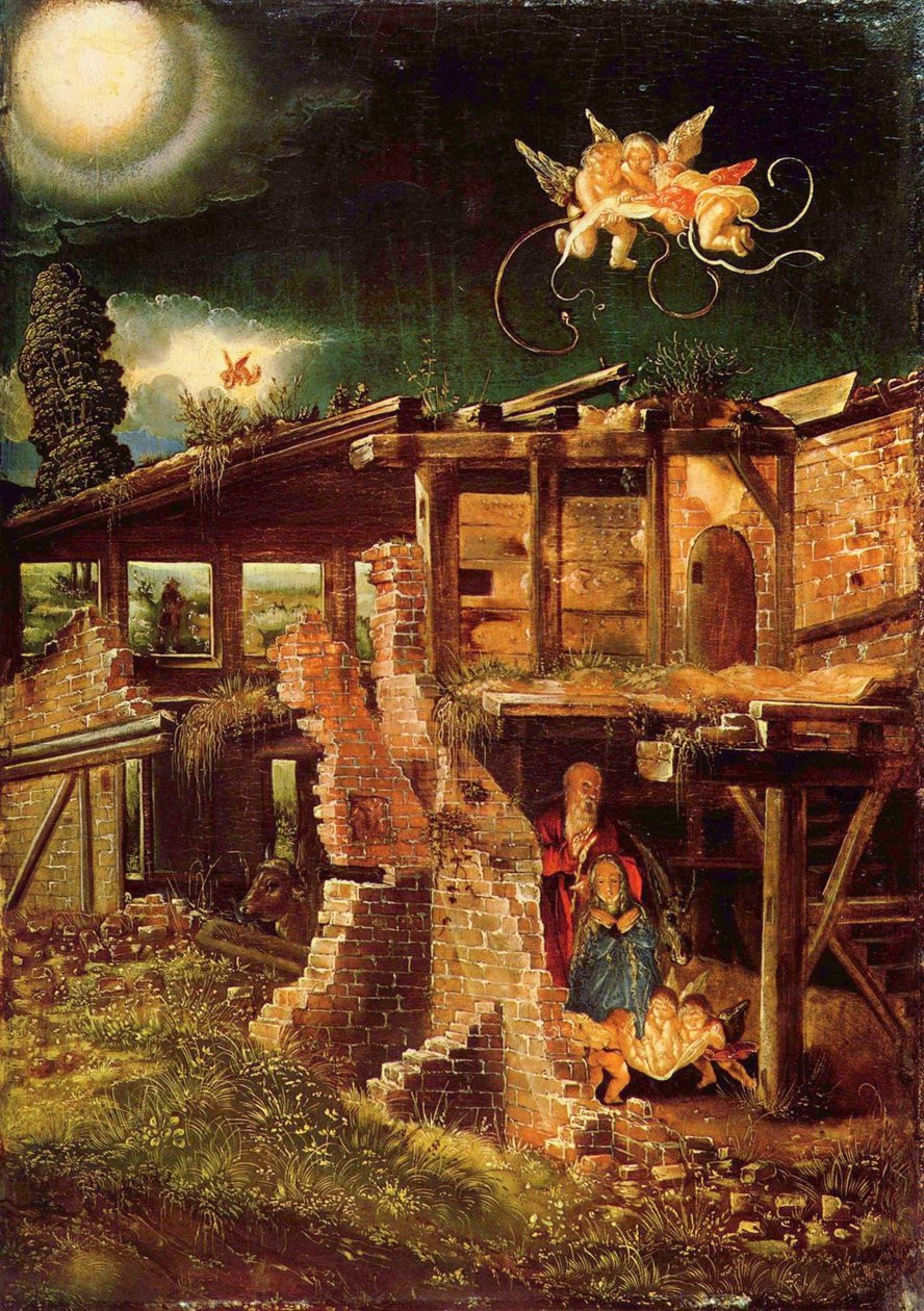 Svatá noc Narození Krista, c. 1513 od Albrecht Altdorfer