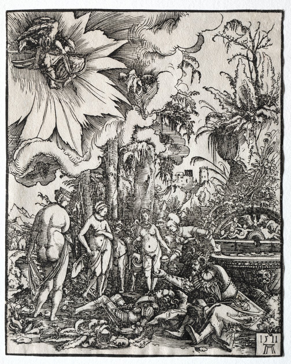 Soud z Paříže od Albrecht Altdorfer