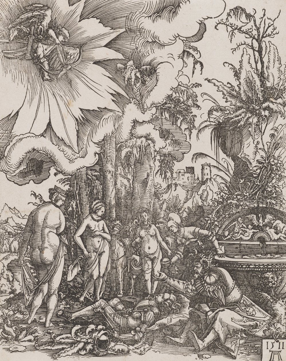 Soud v Paříži, 1511 od Albrecht Altdorfer