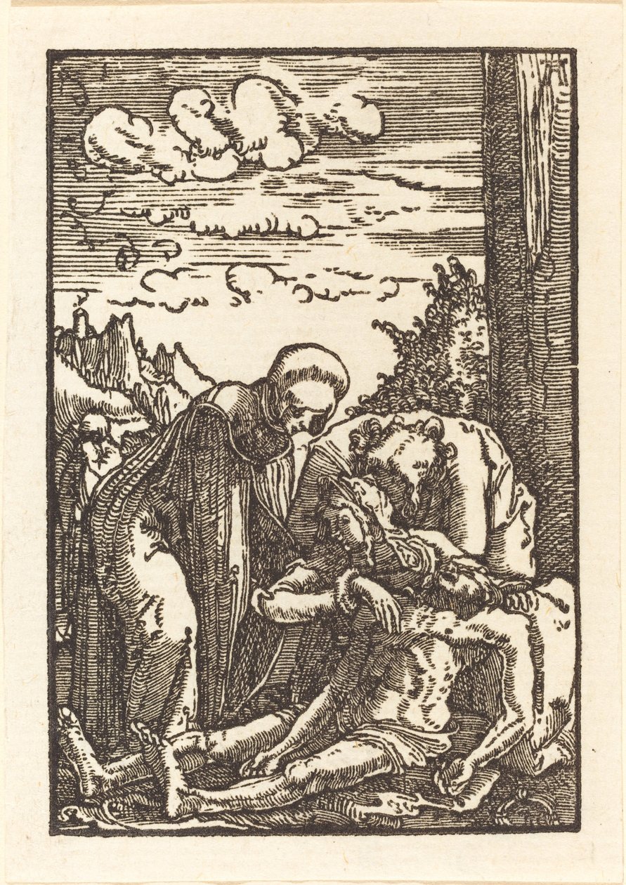 Oplakávání pod křížem od Albrecht Altdorfer